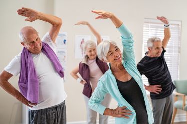 Seniors Stretching